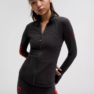 Lululemon x Disney Define Nulu Jacket Black Red Logo | Size 10